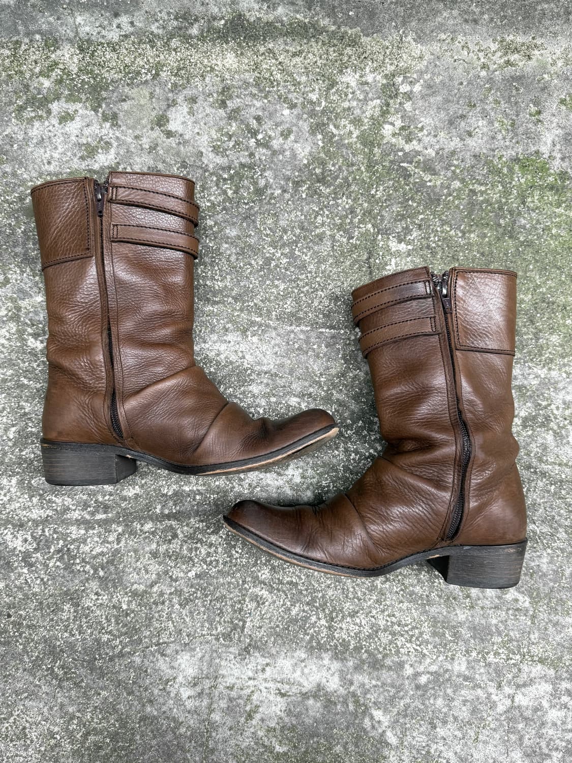 JPN 레더 링클 부츠 상품이미지8