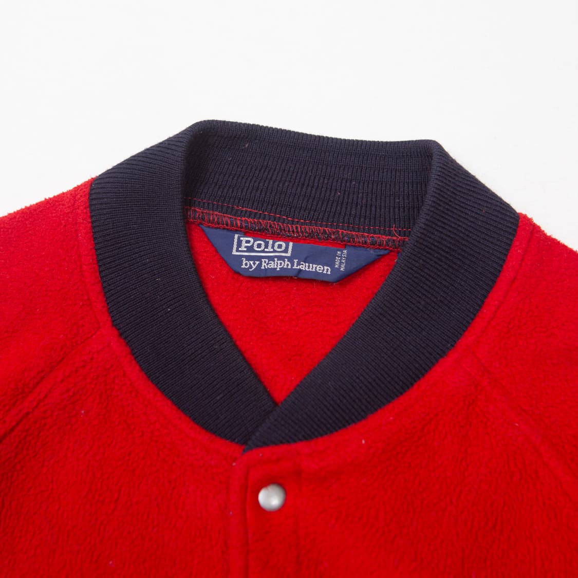 80s 폴로 랄프로렌 플리스 자켓 레드 상품이미지6