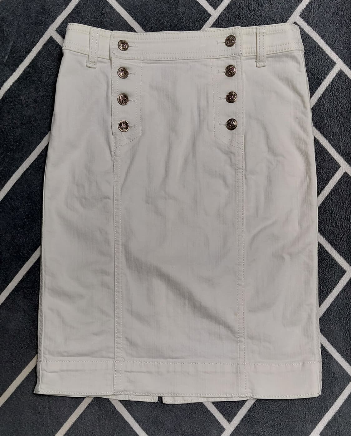 23 vingt-trois arrondissements 마린 버튼 스커트 상품이미지1