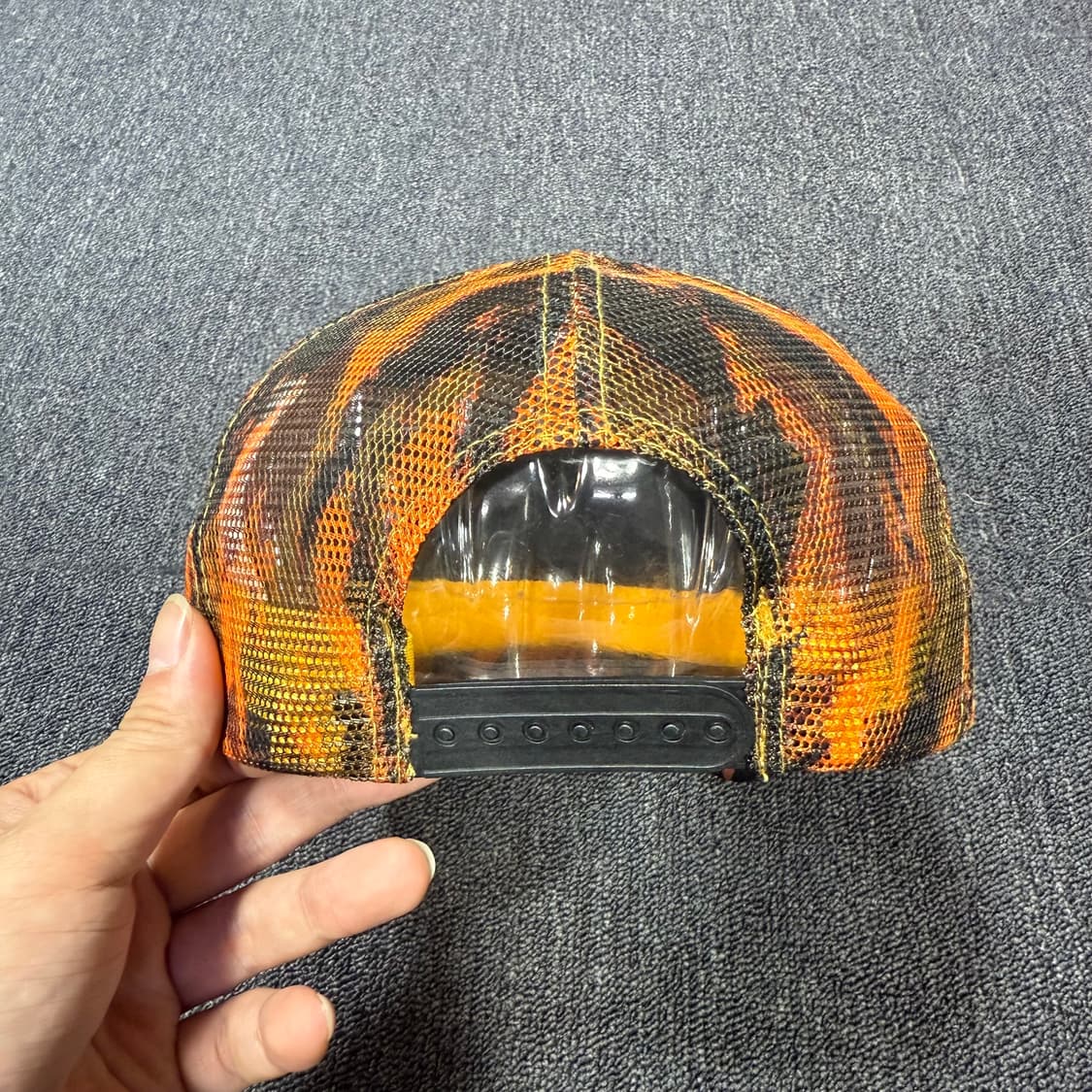 빌리어네어보이즈클럽 오렌지 카모 트러커 캡 상품이미지5