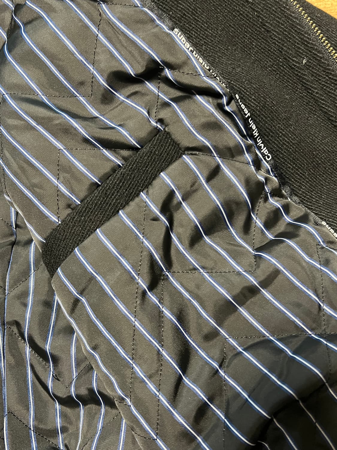 캘빈클라인진스 하프 울코트 M 블랙 상품이미지7