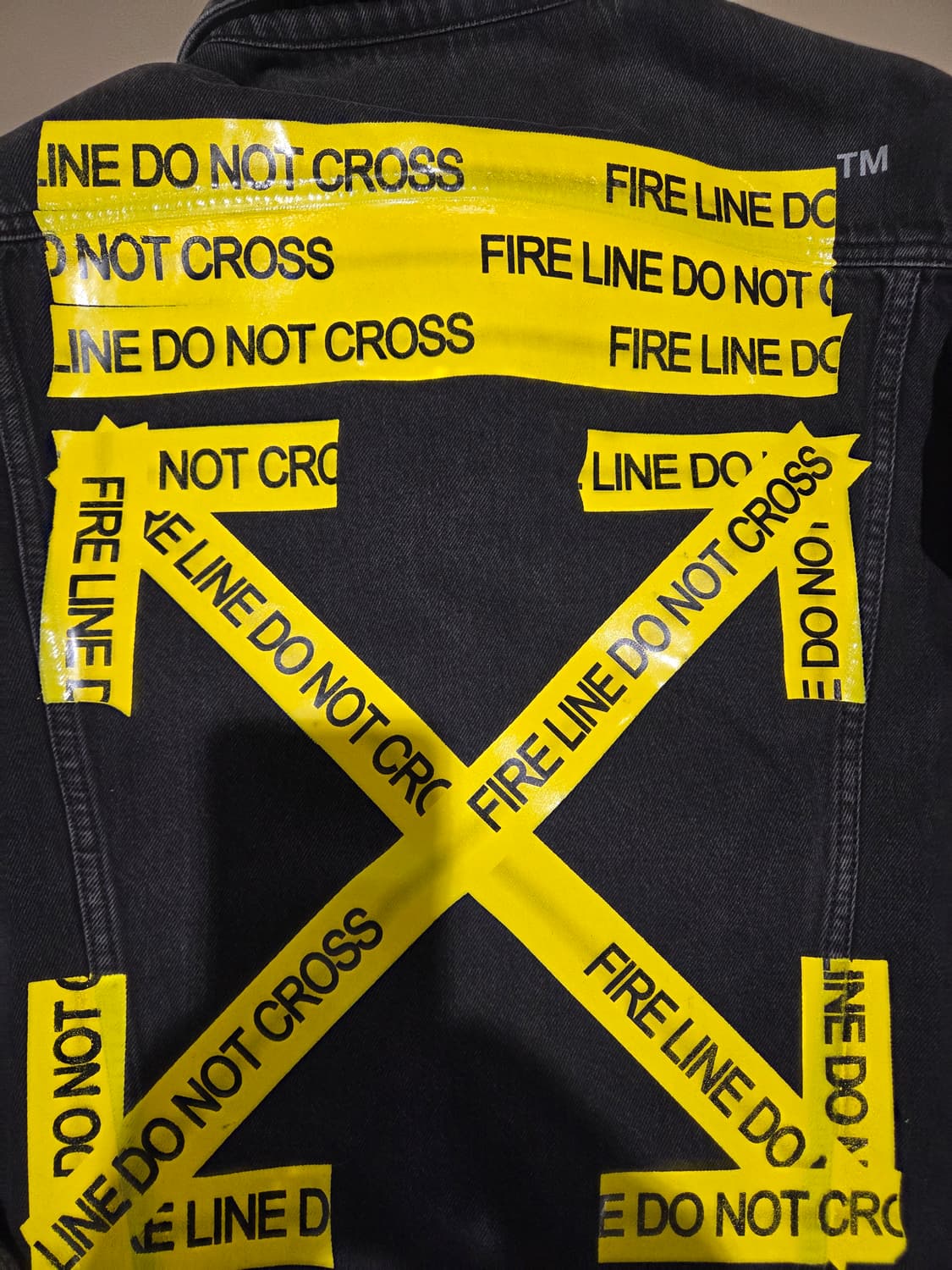 오프화이트.파이어테이프.데님자켓 상품이미지8