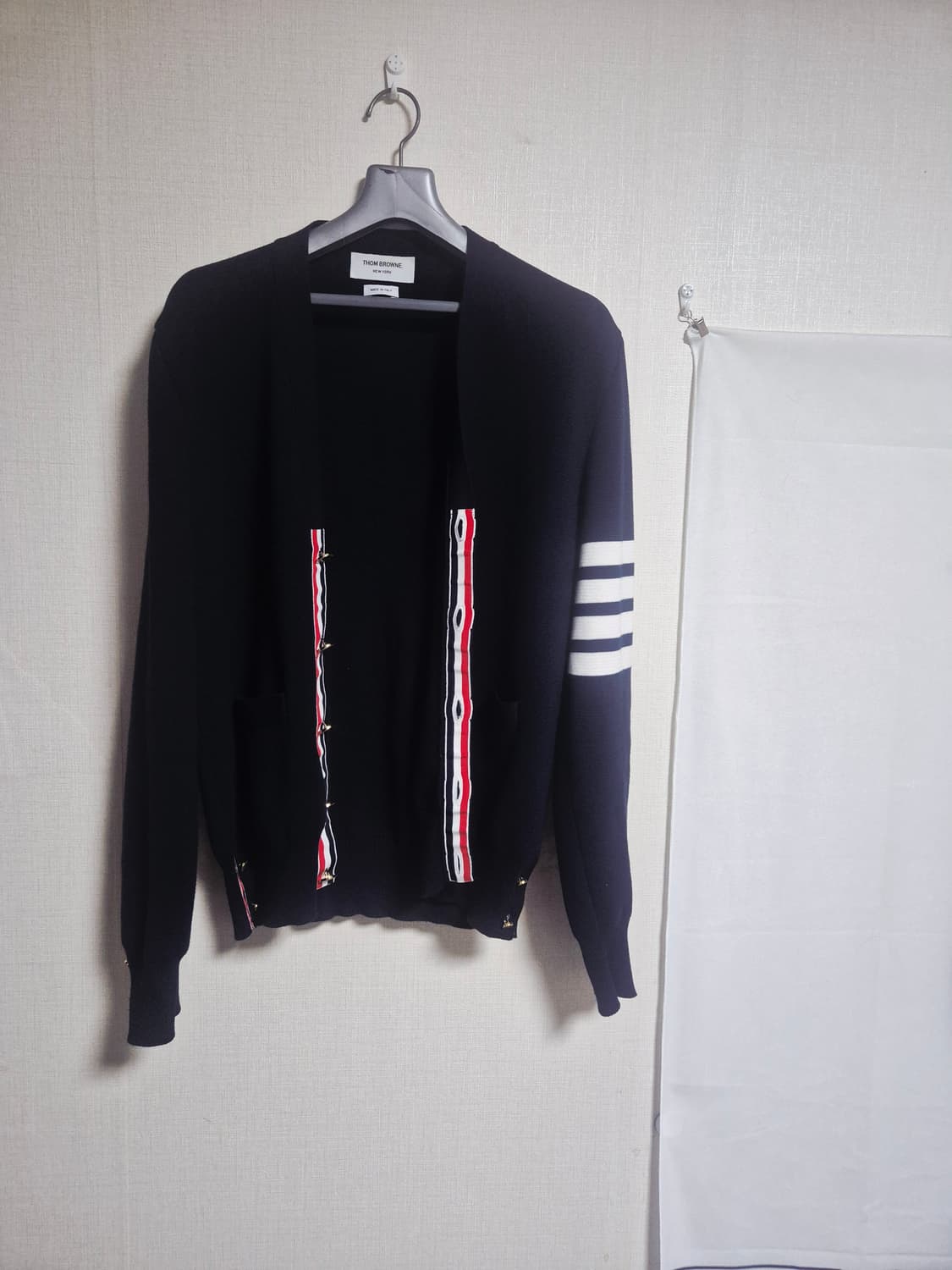 톰브라운 밀라노 스티치 가디건 금장 사이즈 2 (상태 최고) 상품이미지3