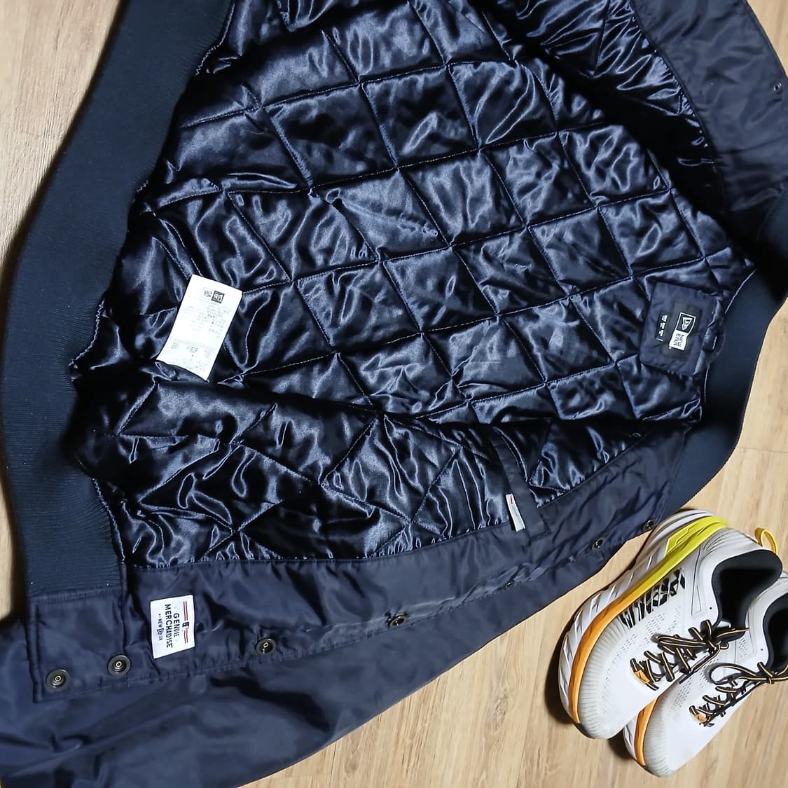 newera 뉴에라 엠엘비 스타디움 바시티 피츠버그 누빔 야구 패딩 자켓 상품이미지8