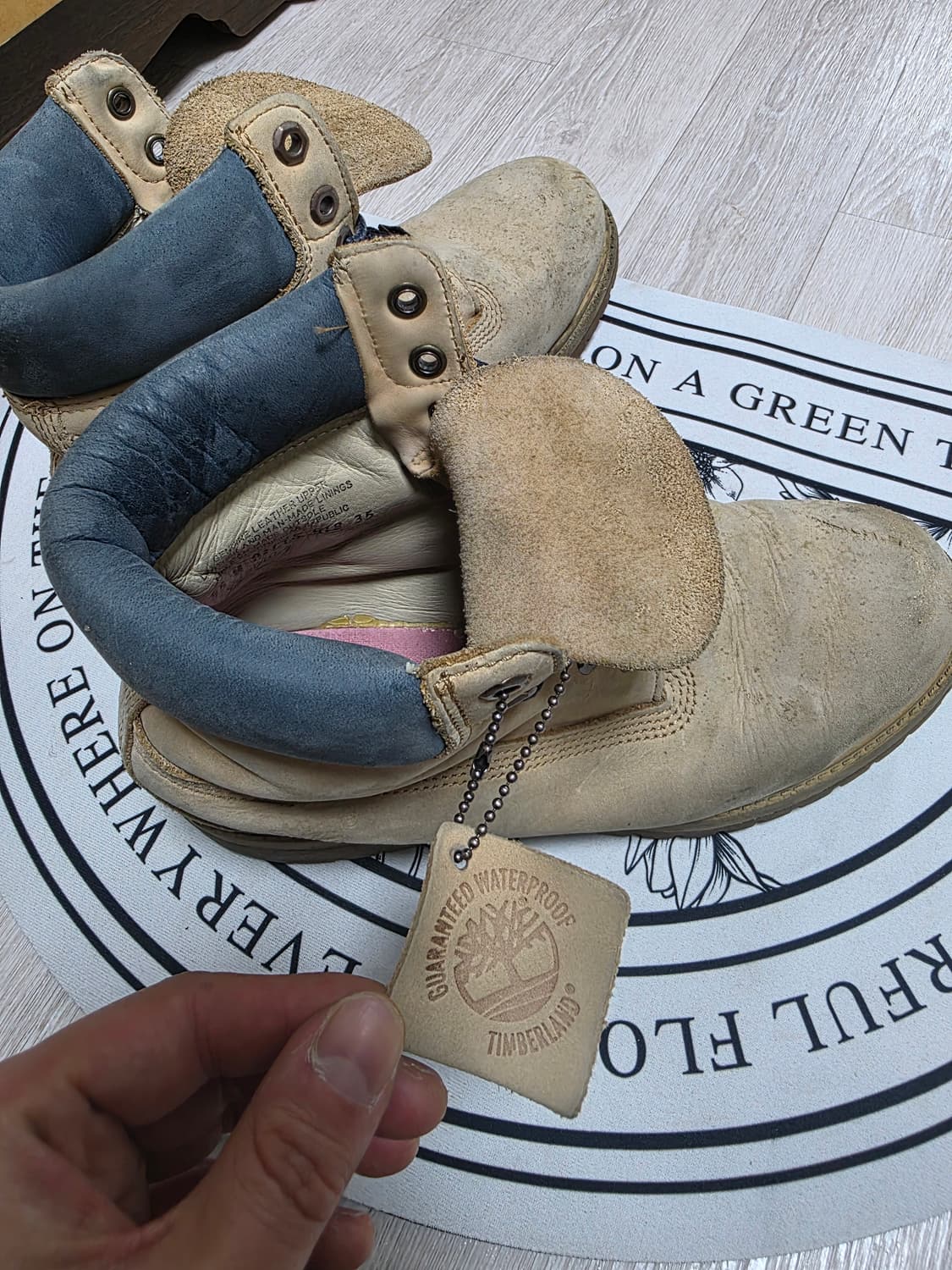 (265 8.5w)팀버랜드 6인치 워터프루프 부츠 베이지 상품이미지2