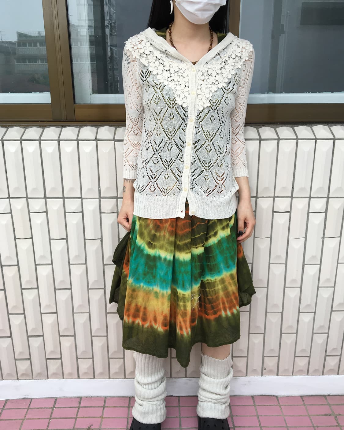 Crochet trimming hood crochet cardigan 상품이미지5