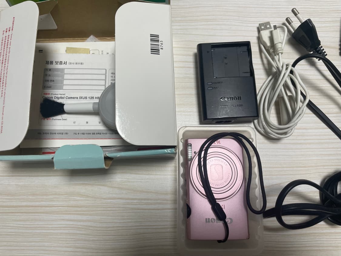 (풀박)Canon ixus 125 hs pink 상품이미지6