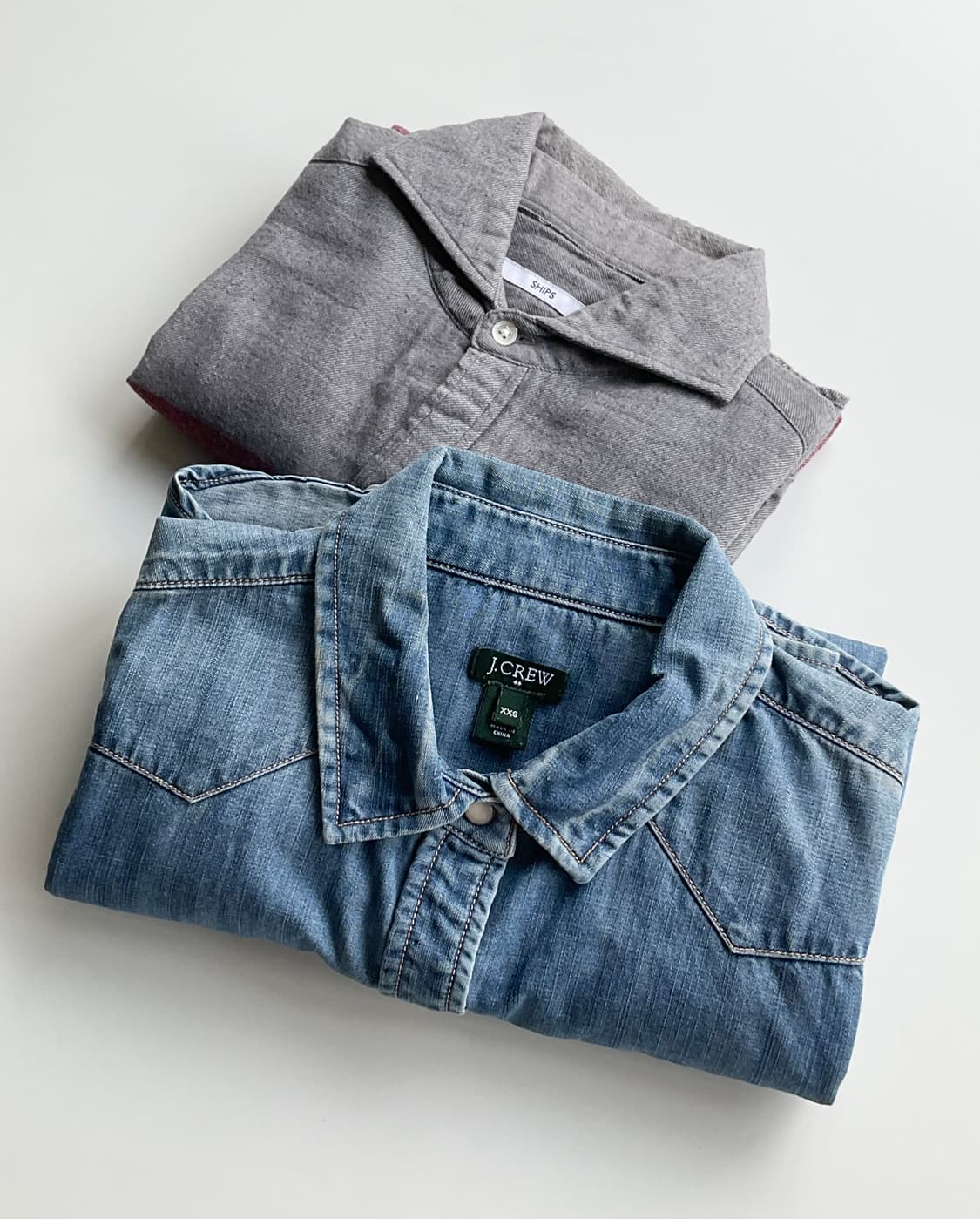 J.CREW, SHIPS 셔츠 두벌 일괄 상품이미지2