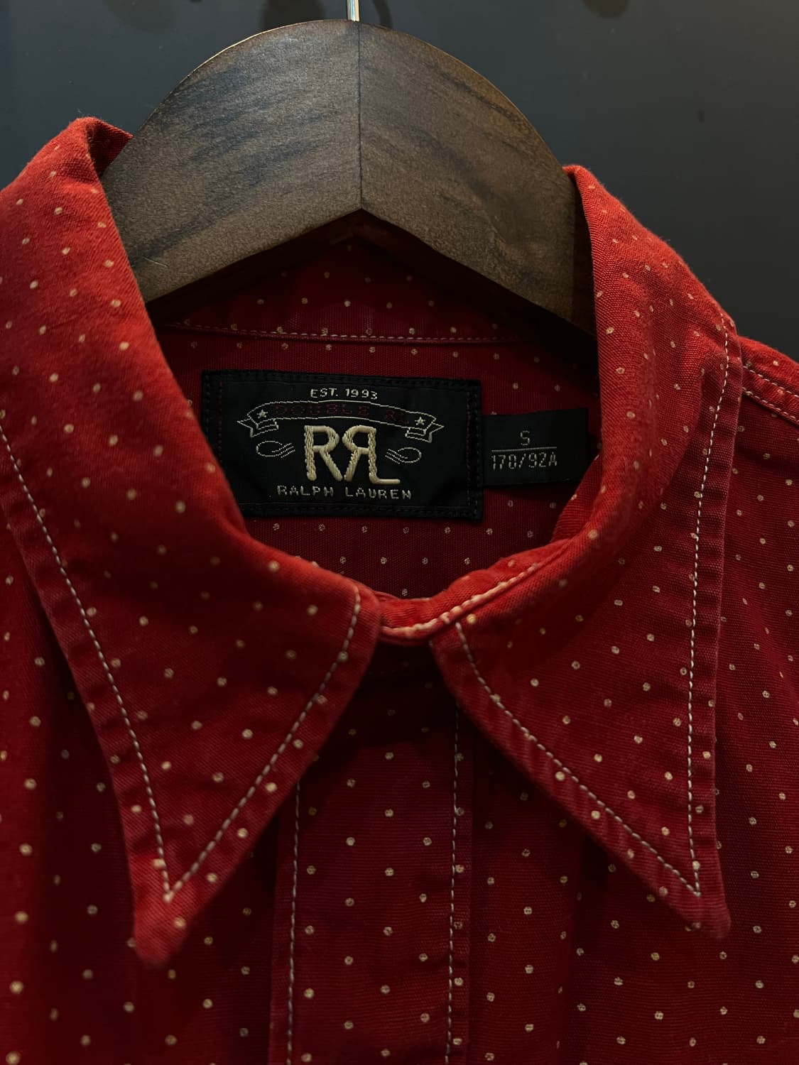 RRL 더블알엘 도트 워크셔츠 상품이미지3