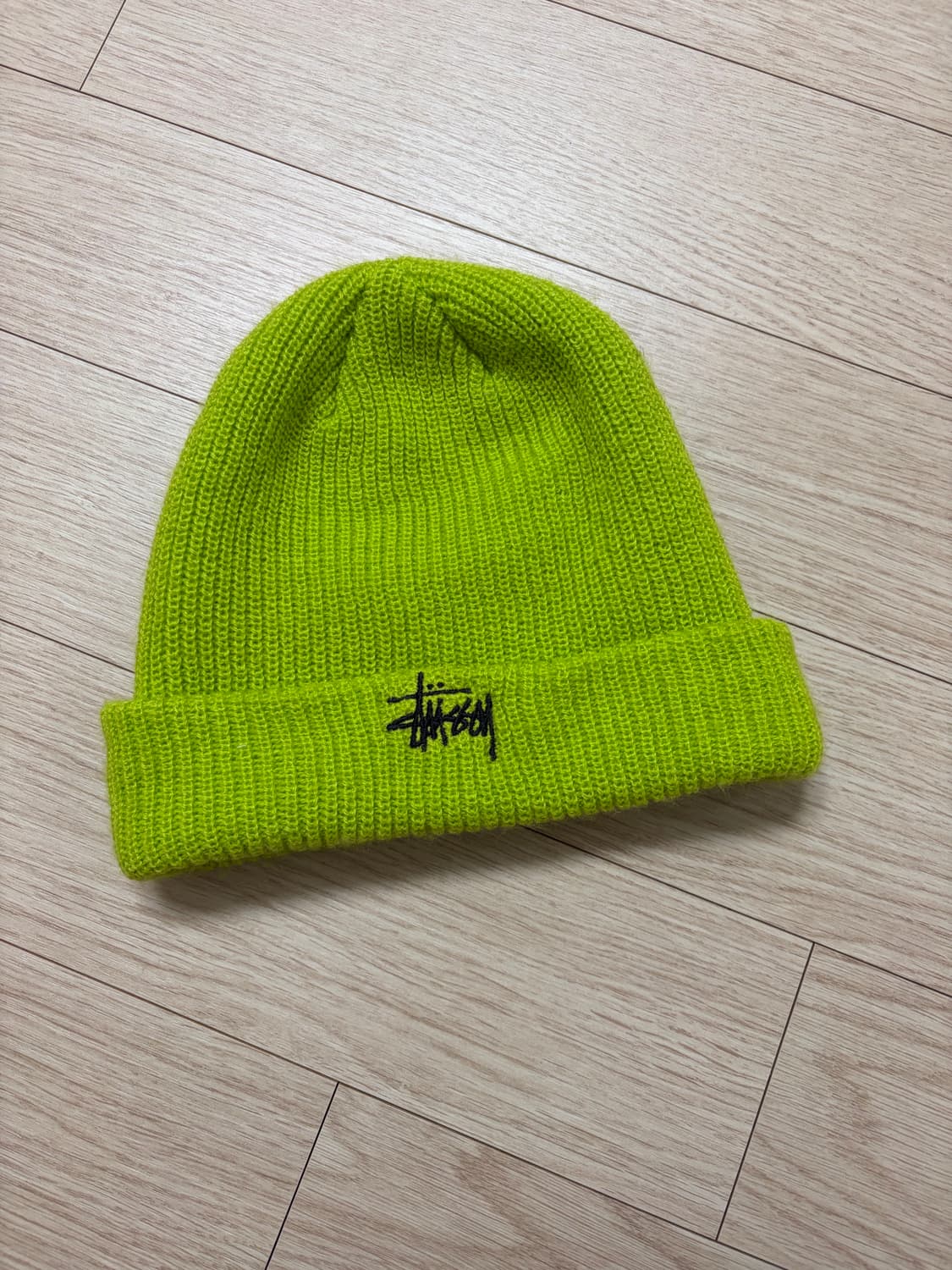 [OS] 스투시 비니 라임 상품이미지1