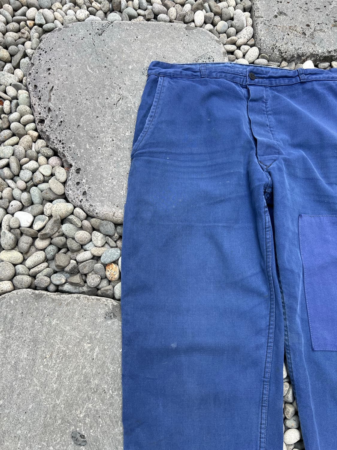 (34인치)OLD VINTAGE FADED BLUE 빈티지프렌치워크팬츠 상품이미지5