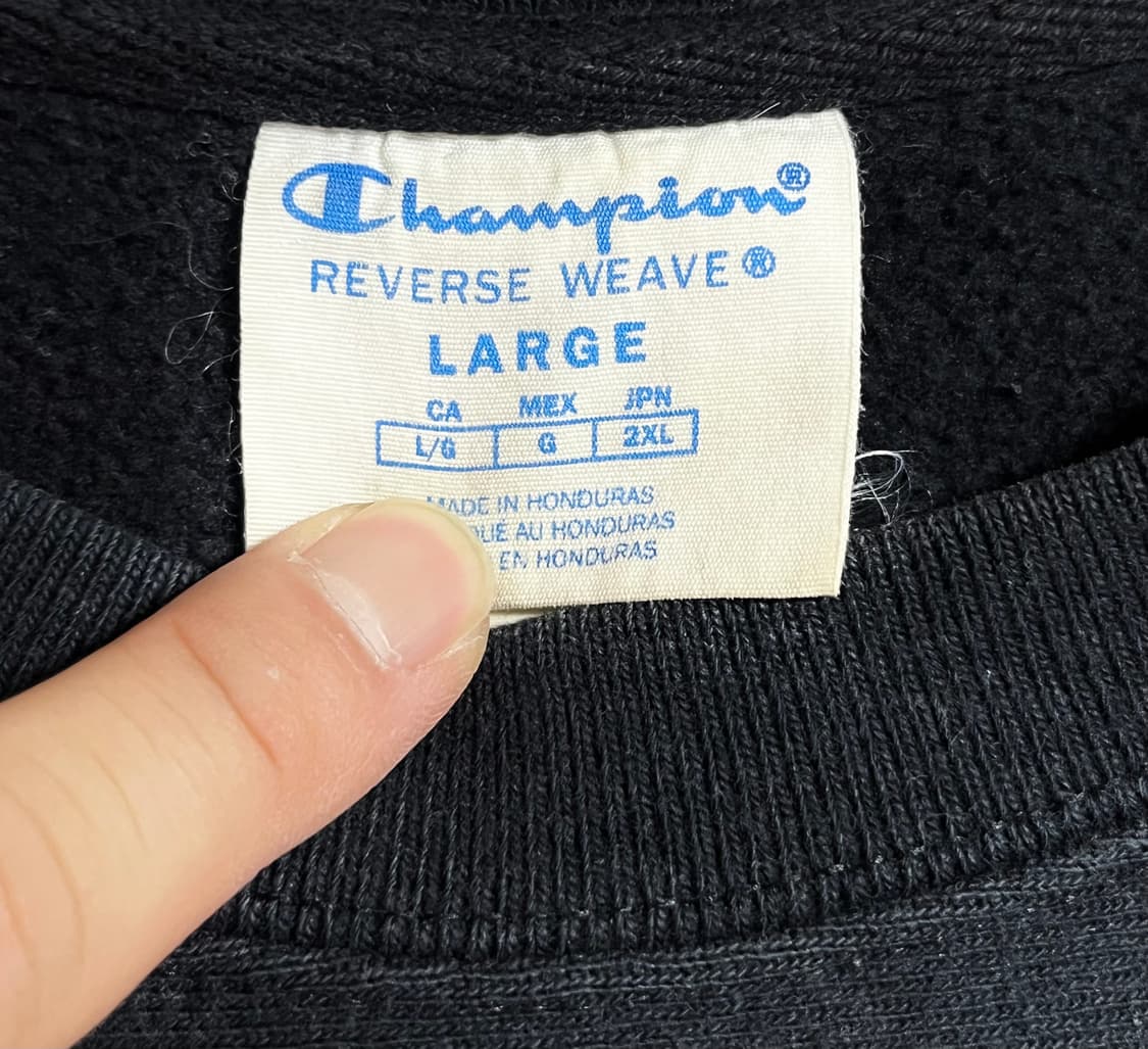 챔피온 오버핏 맨투맨 티셔츠 2XL 상품이미지4