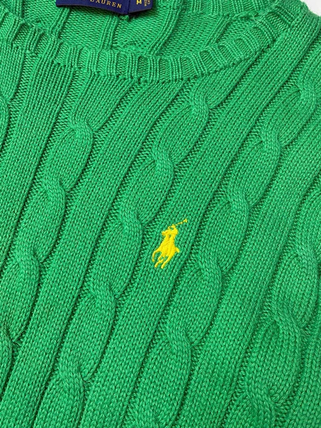 폴로 랄프로렌 꽈배기 코튼 포니 로고 니트 PN5335 상품이미지3