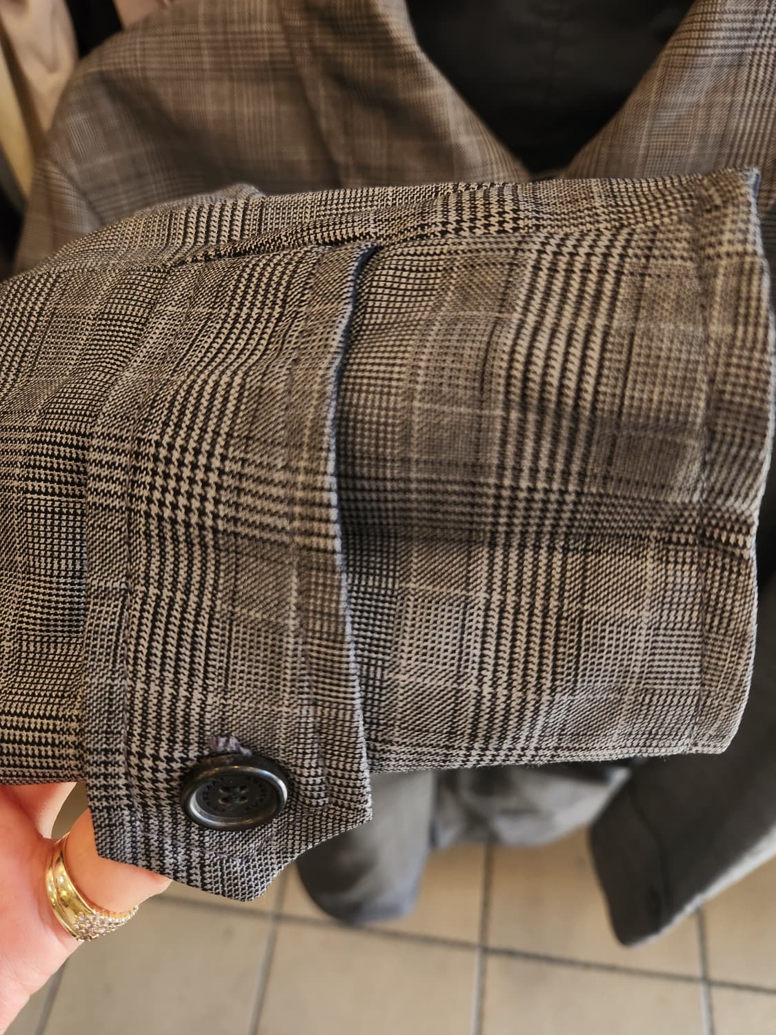 버버리 런던 체크 리버시블 남성 코트 상품이미지5