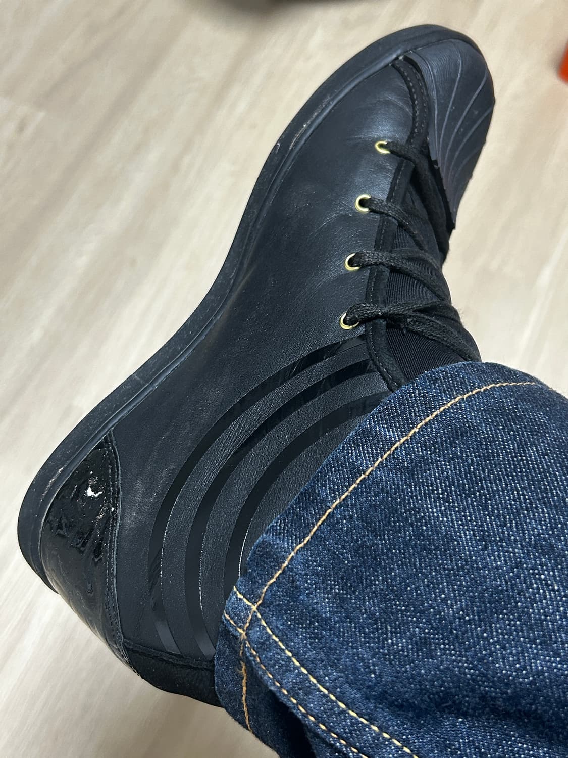 Y-3 블랙 하이탑 (260) 상품이미지10