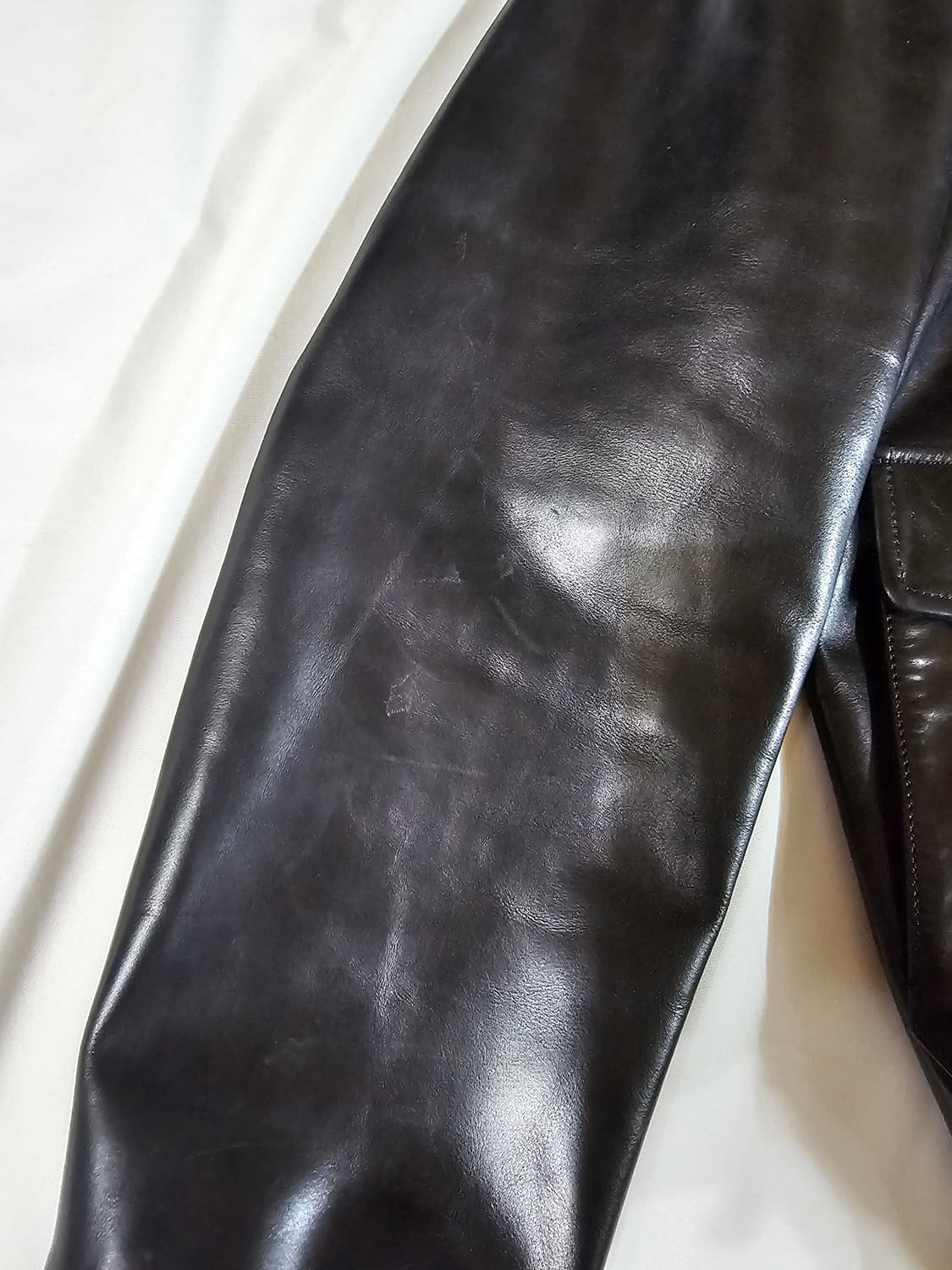 [빈티지] A-2 플라이트 밀리터리 레더 자켓 재킷 / 블랙 상품이미지4