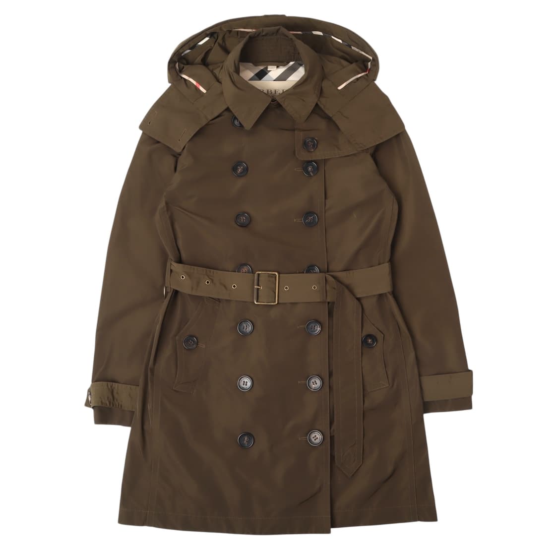 버버리 발모랄 카키 더블 트렌치코트 상품이미지1
