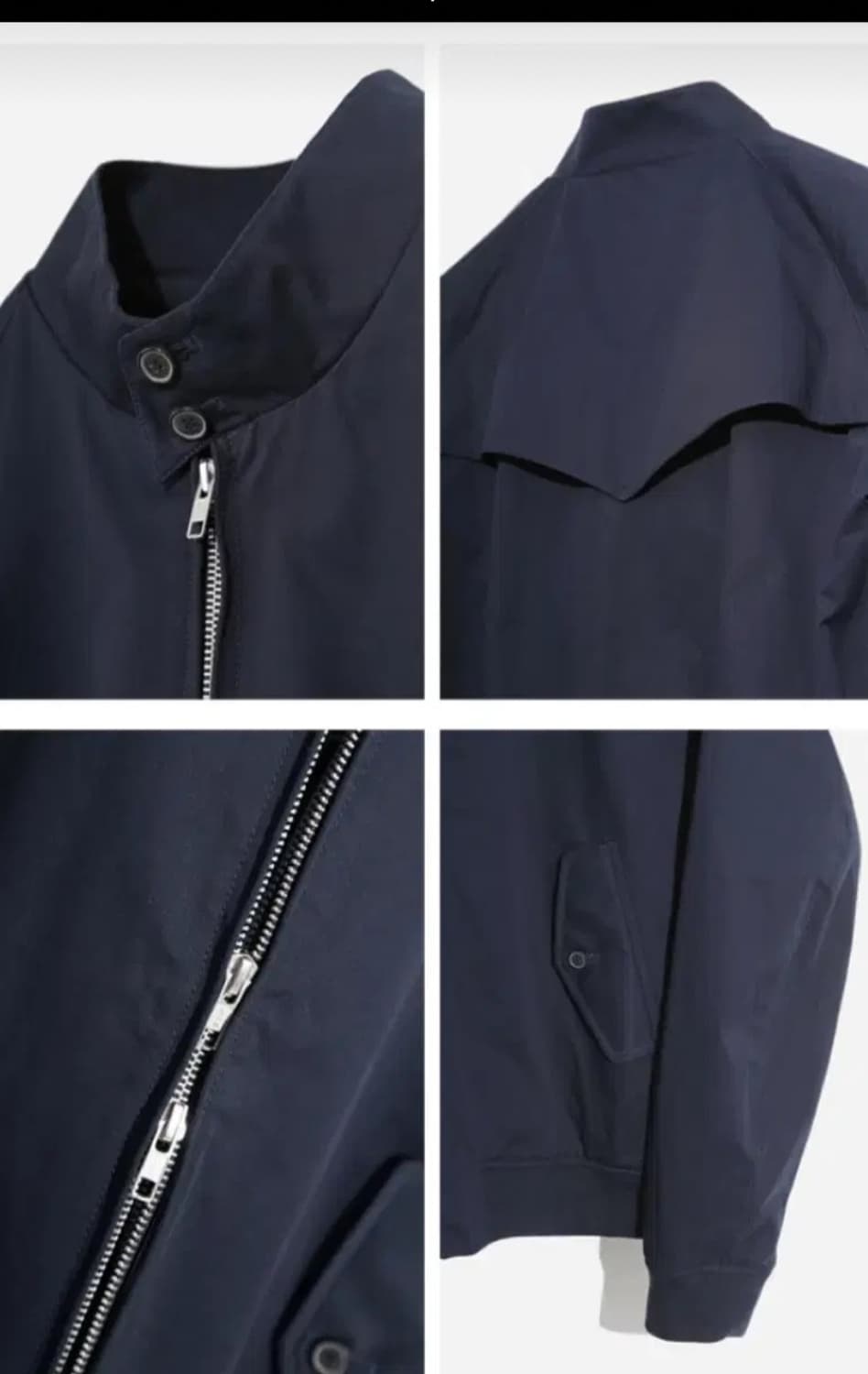 벌스데이수트 해링턴 자켓 네이비 M 상품이미지4