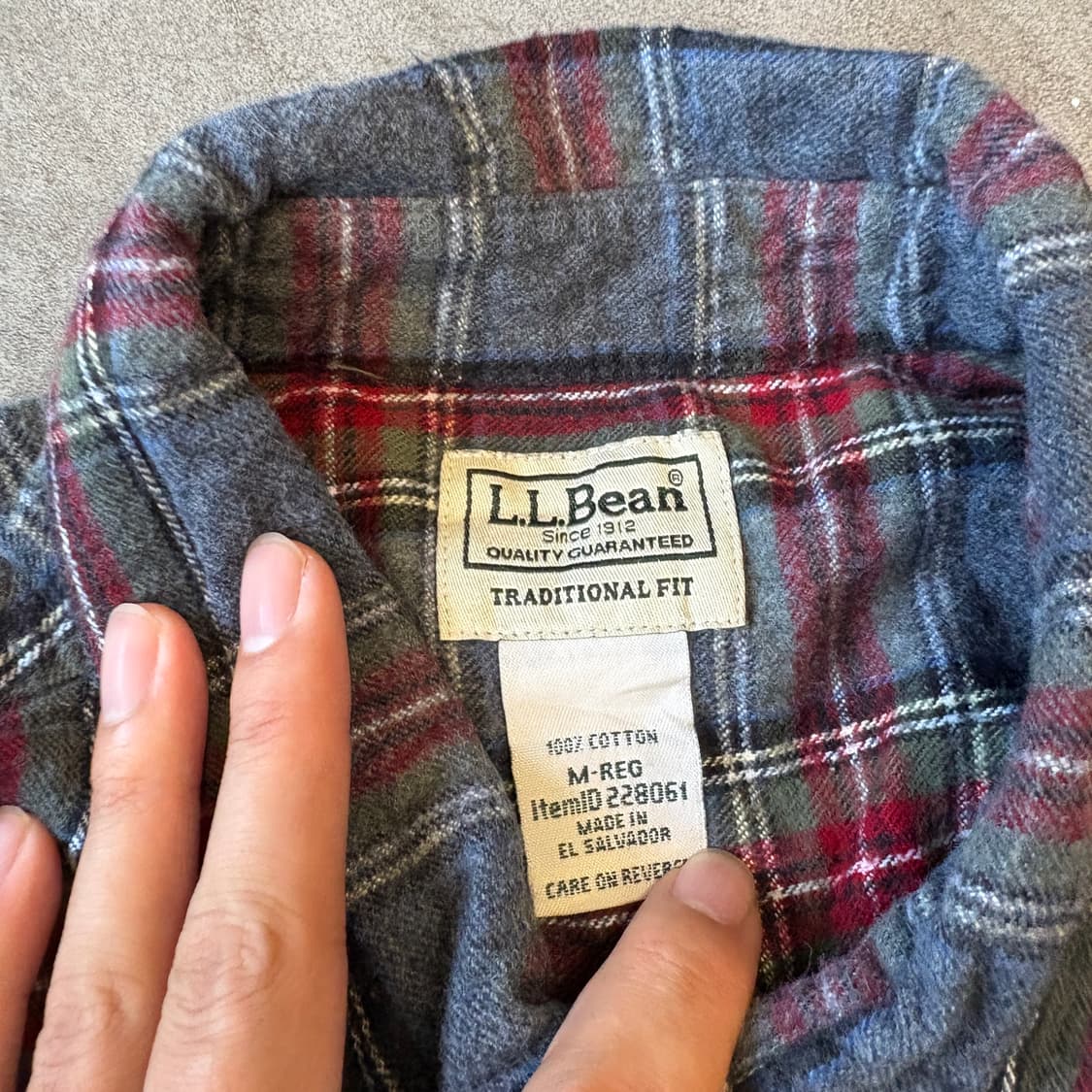 L.L.bean 정품 엘엘빈 플란넬 셔츠 상품이미지5