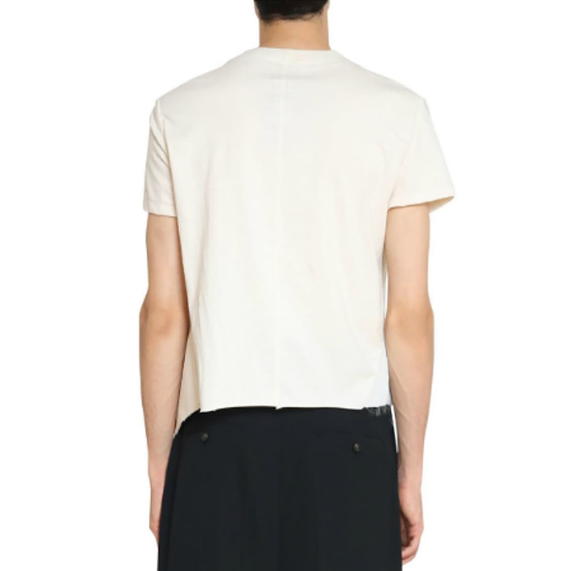 릭오웬스 -18SS DIRT 비대칭 티셔츠 - 아이보리 - 40 상품이미지6