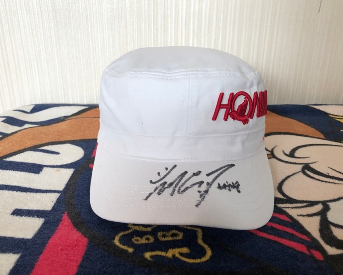 LPGA KEB-하나뱅크 챔피언십 혼마골프 허윤경프로 싸인모자 상품이미지4