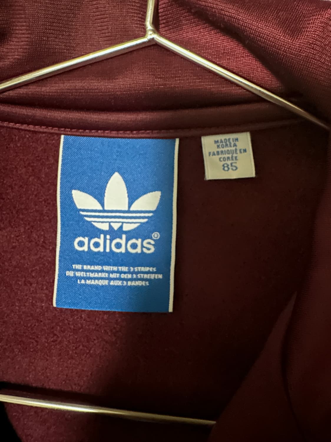 [S] 아디다스 파이어버드 져지 버건디 & 블루 상품이미지3