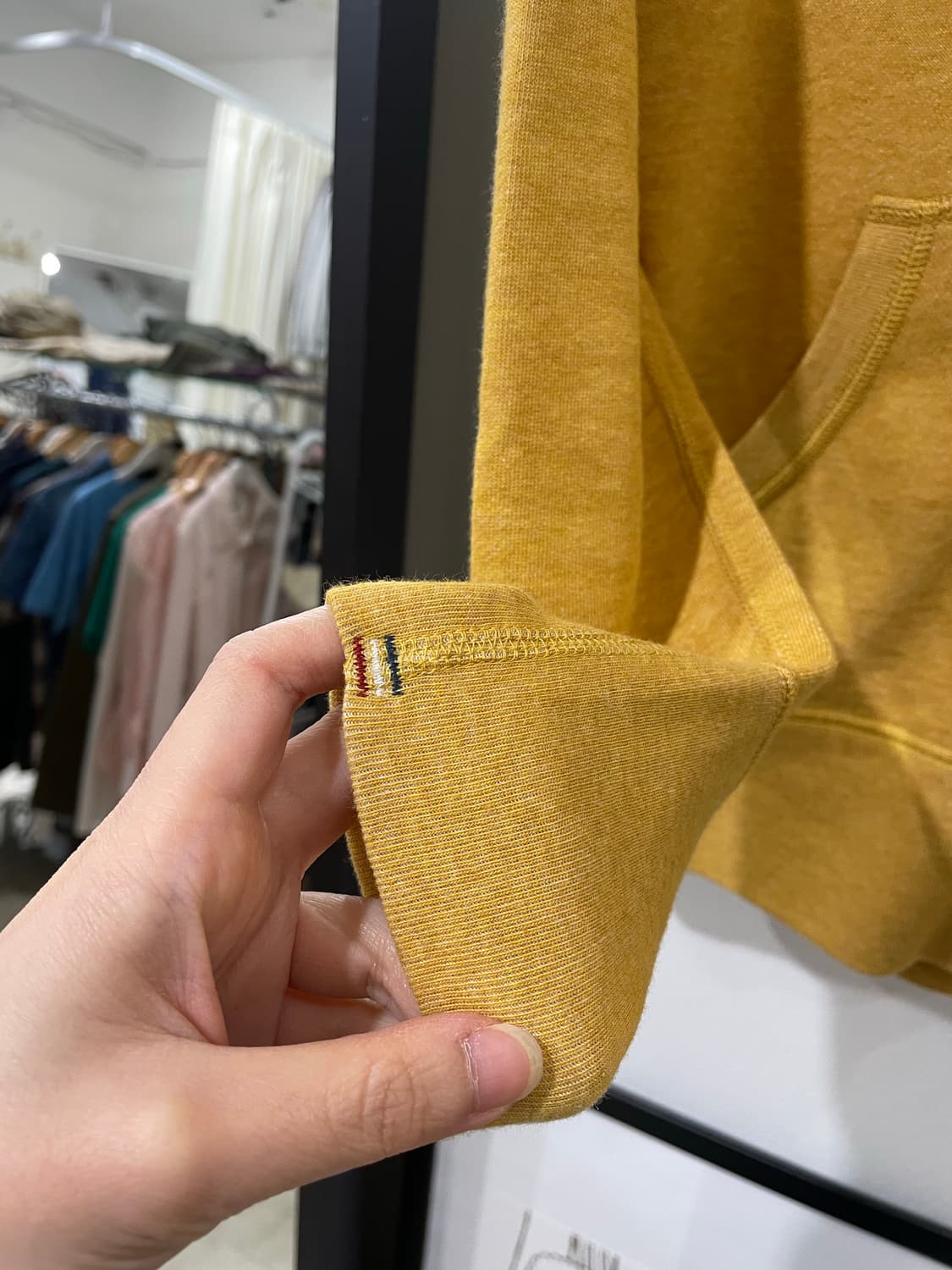 aigle yellow hoodie 상품이미지9