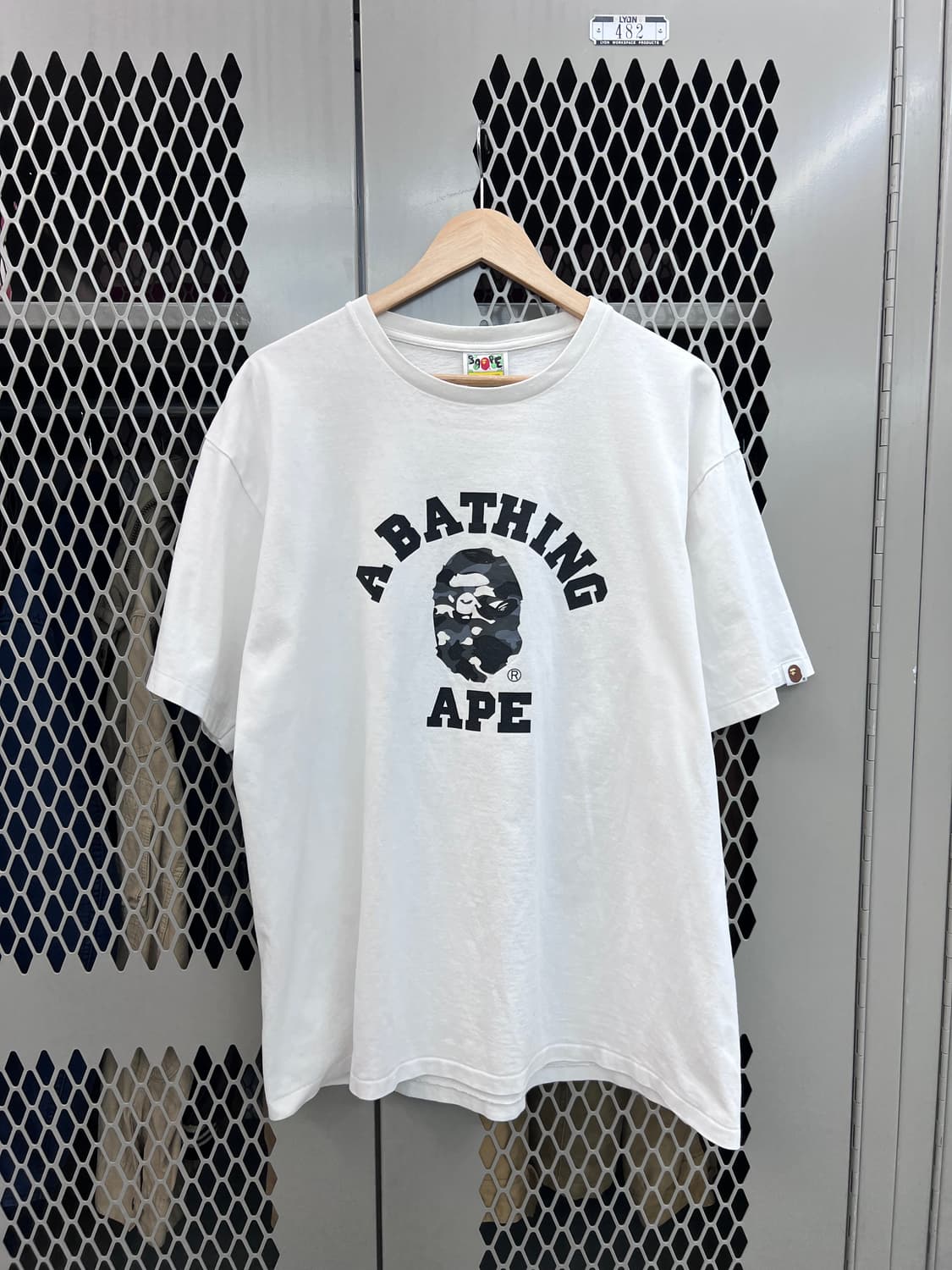 베이프 BAPE 컬리지 로고 카모 티셔츠 2XL 상품이미지1