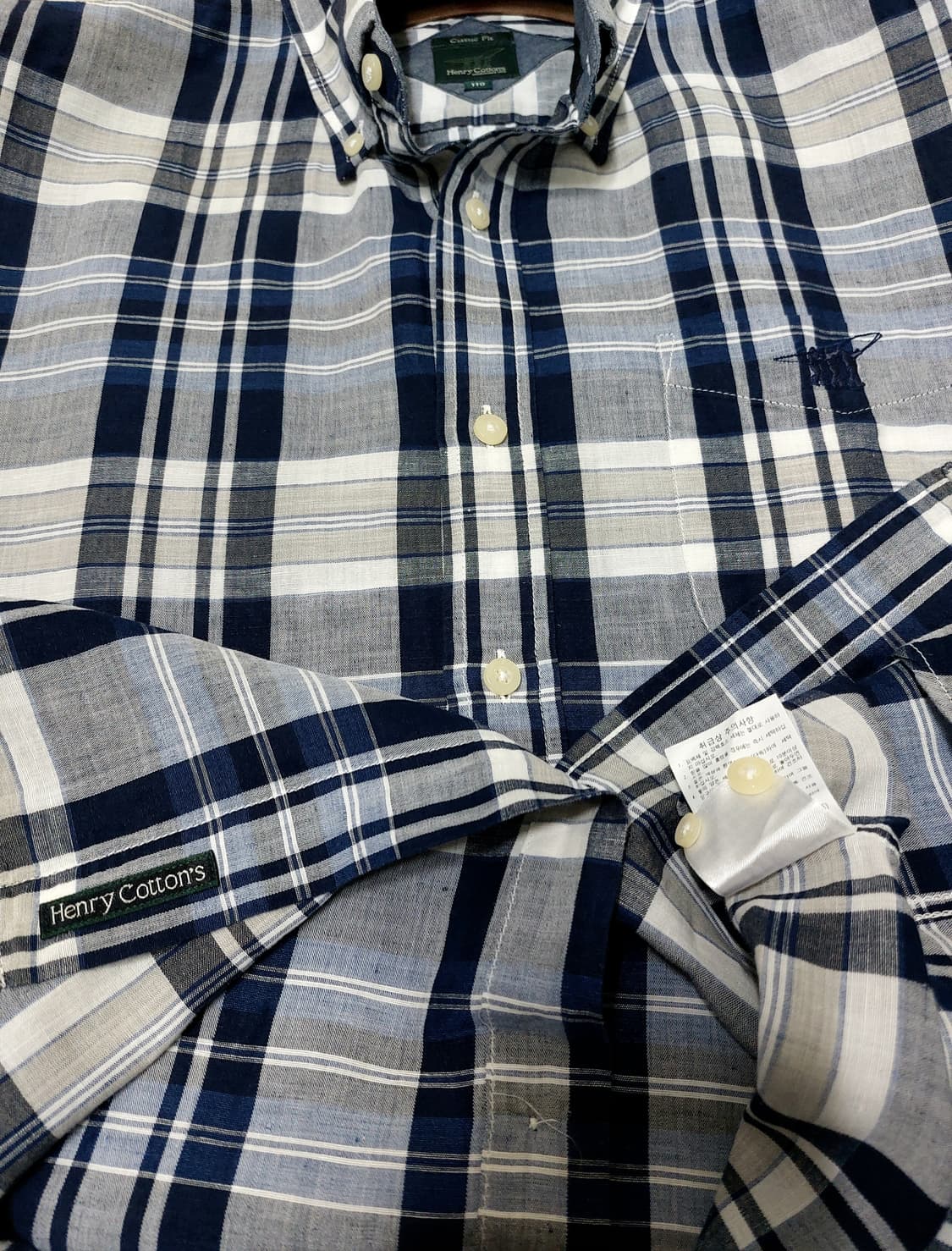 헨리코튼 린넨 코튼 110 상품이미지5