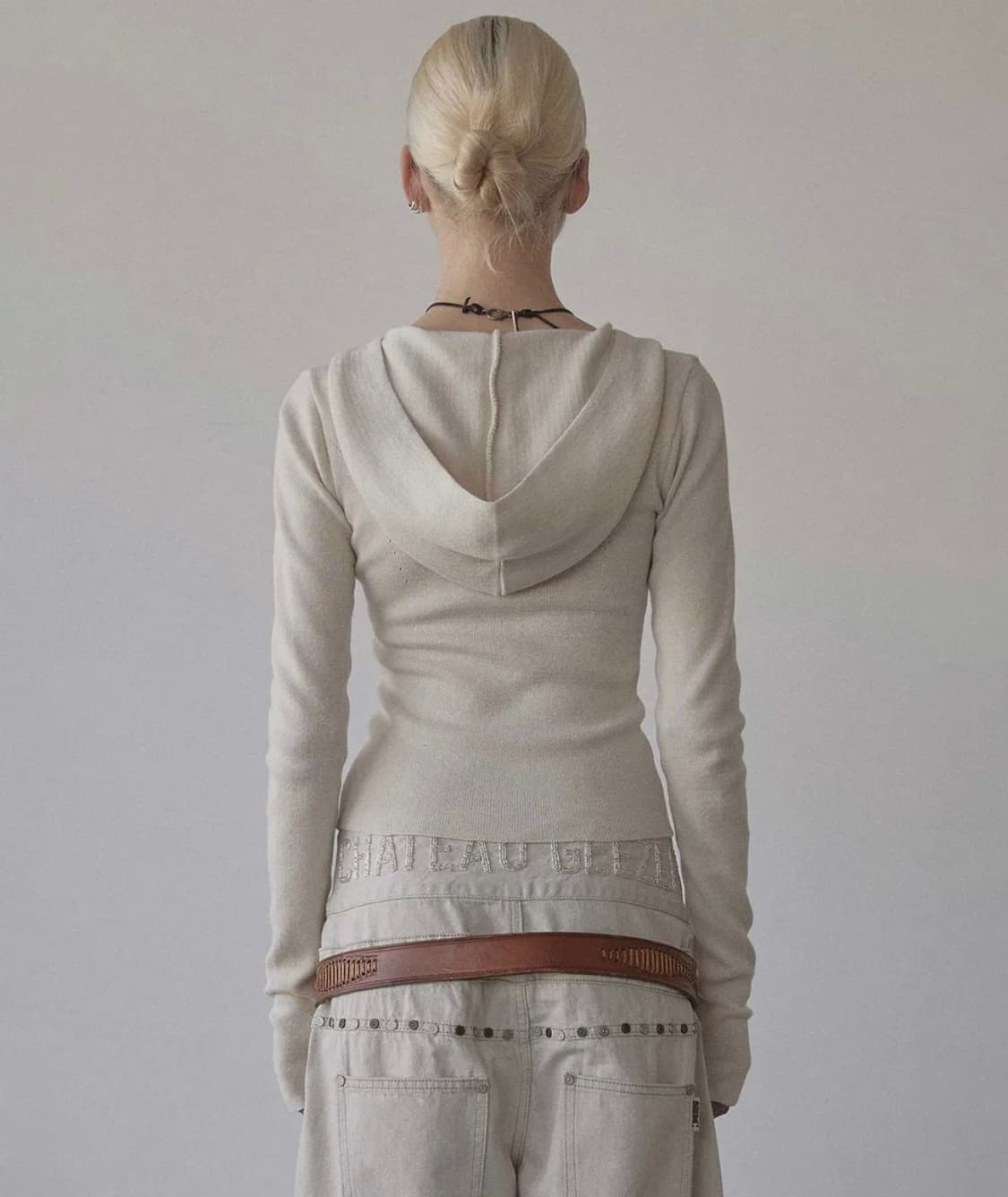 스컬프터 실루엣 니트집업 Silhouette Knit Zip-Up 상품이미지2