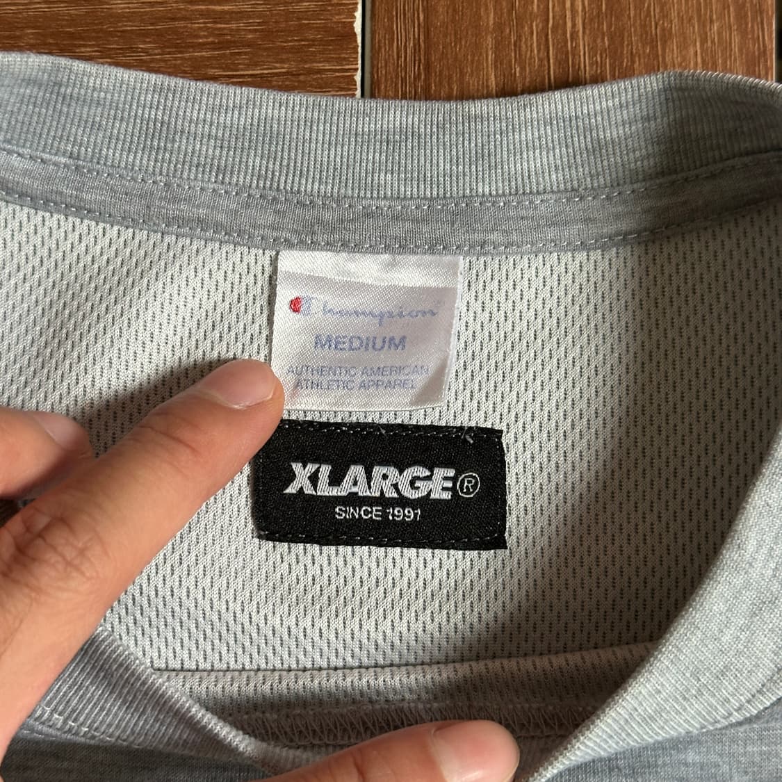 X-large champion 1/2 tee 상품이미지5