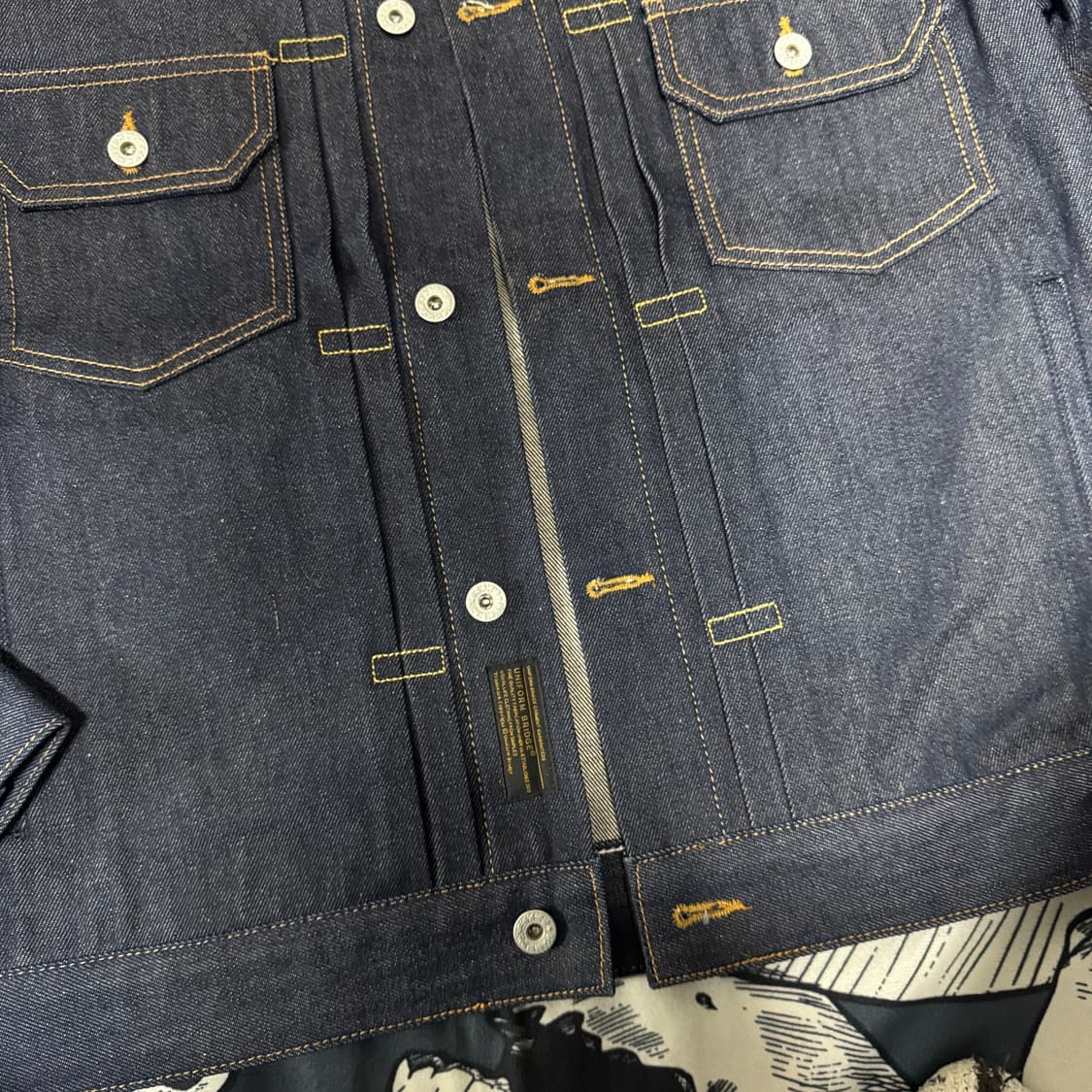 유니폼브릿지 타입2 트러커 데님자켓 L사이즈 상품이미지2