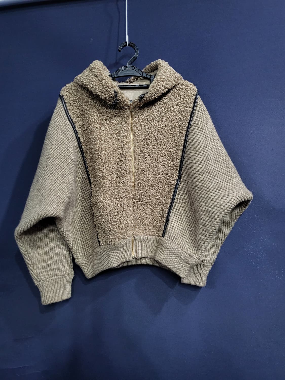 후드 니트 자켓 상품이미지1