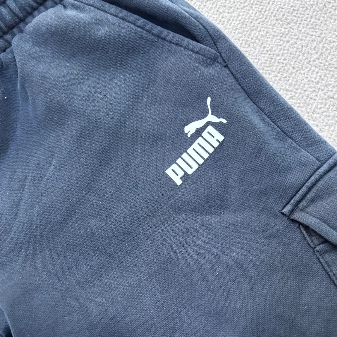 M 푸마 블랙 포켓 카고 조거 팬츠 0429E 상품이미지5