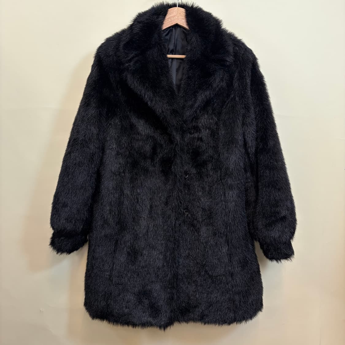 페이크 에코퍼 코트 자켓 상품이미지1