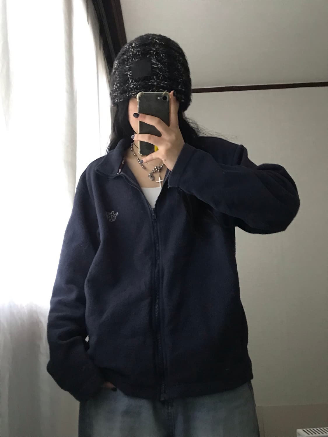 노페 네이비 후리스 상품이미지3