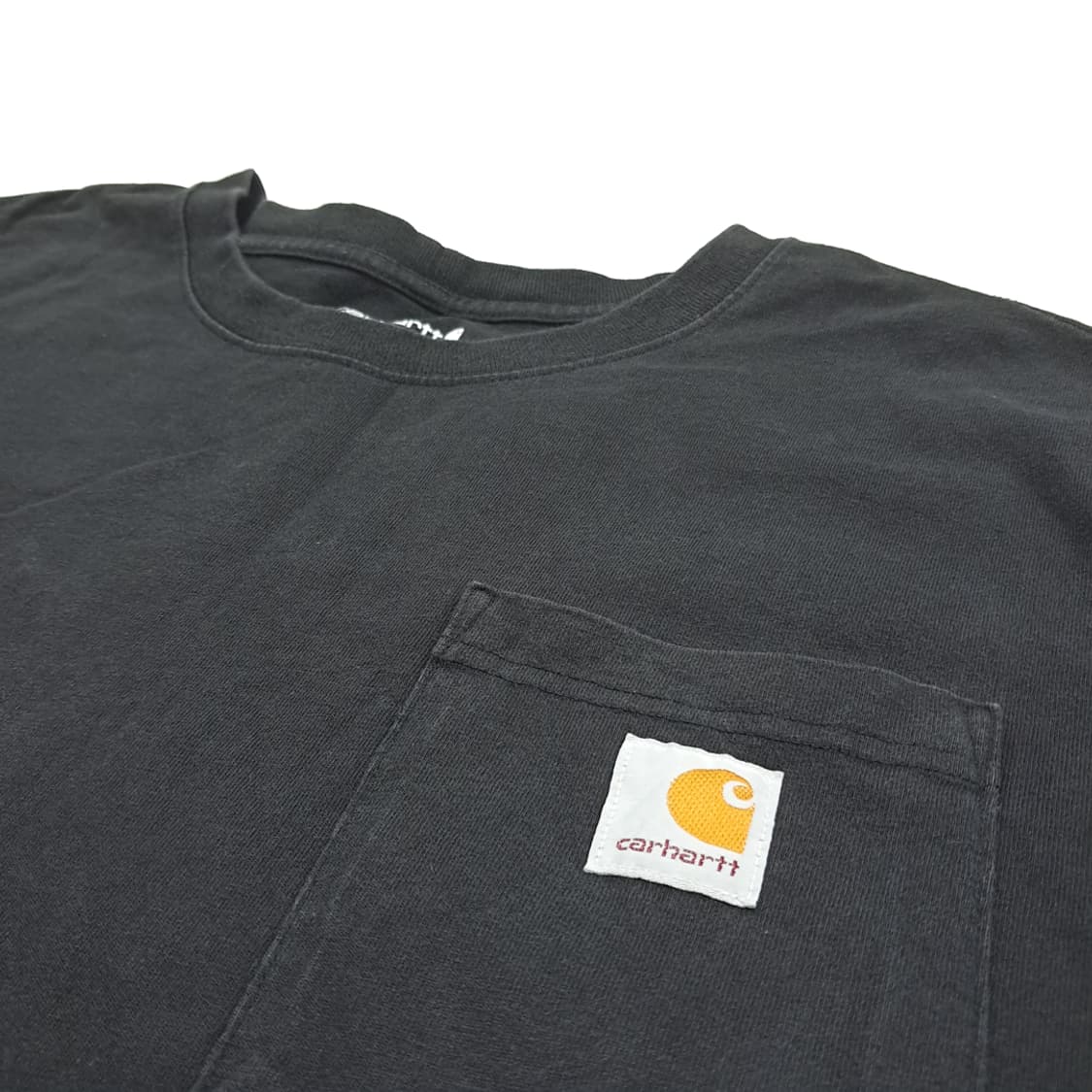 Co676 4XL 칼하트 루즈핏 블랙 포켓 반팔 티셔츠 상품이미지3