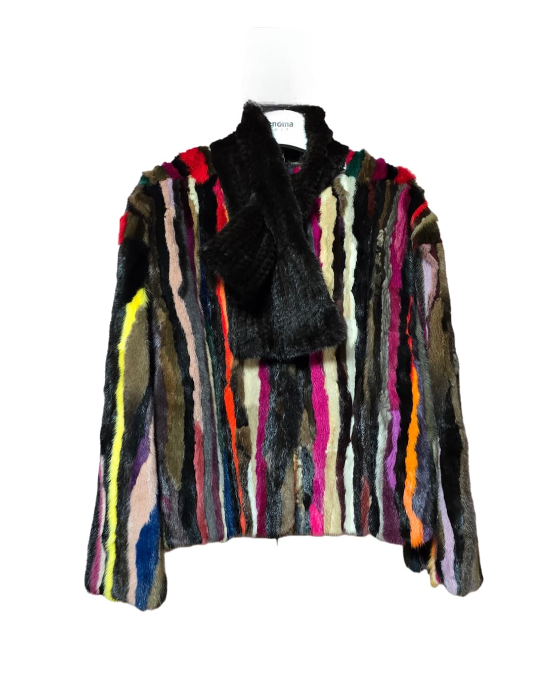 천연밍크퍼 멀티컬 숏자켓/여77 상품이미지1