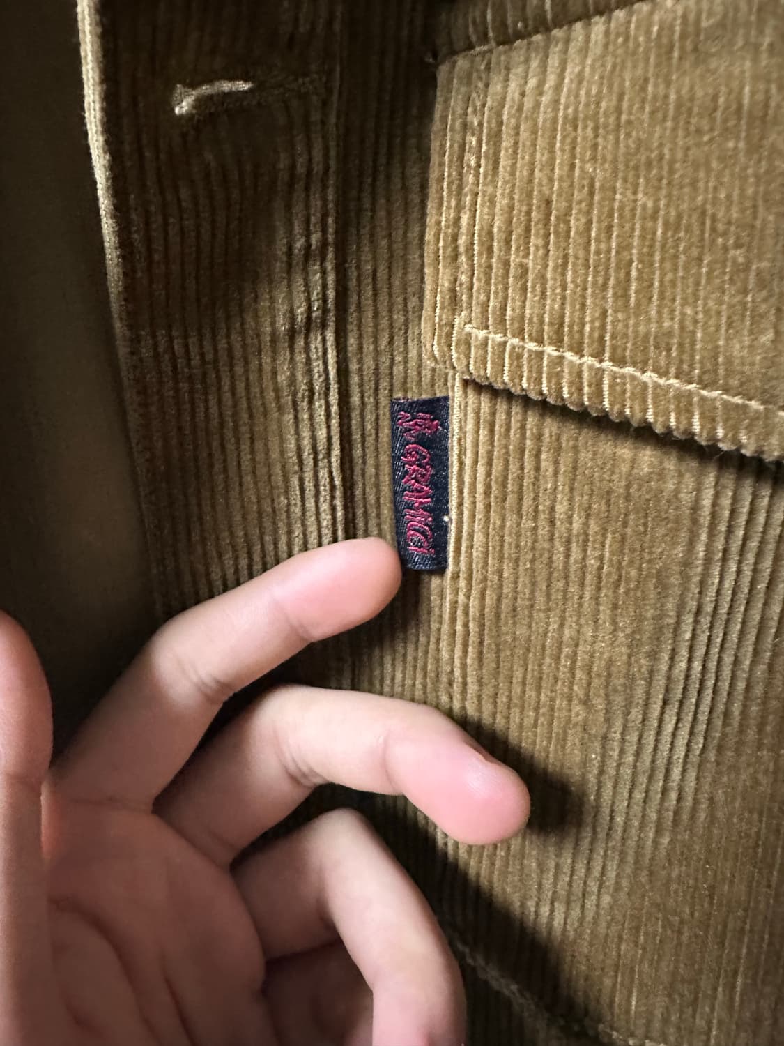 그라미치 코듀로이 셔츠자켓 L 상품이미지2