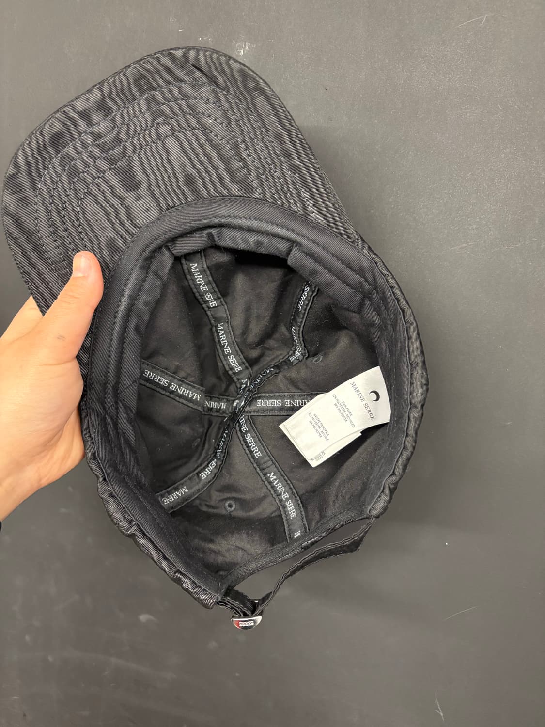 마린세르 문 로고 베이스볼 캡 남녀공용 상품이미지6