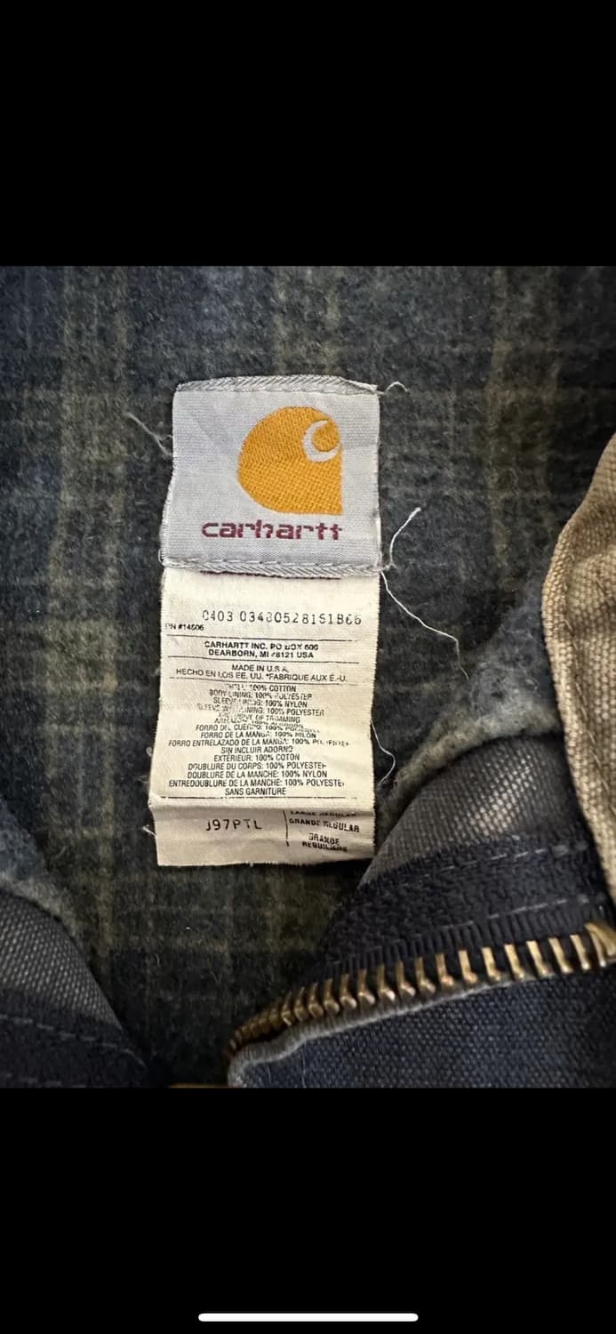 칼하트 j97 ptl L size 상품이미지5