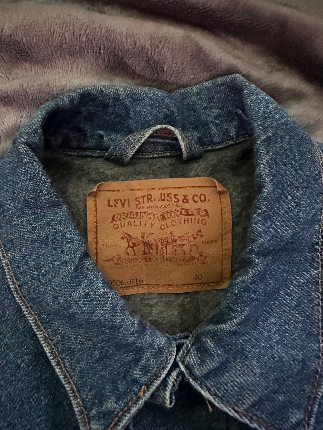 90s 리바이스 데님 자켓 상품이미지2