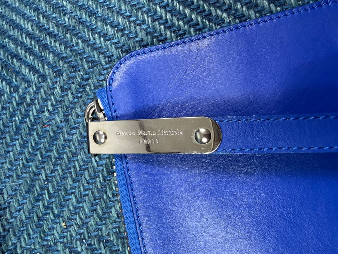 Maison Martin Margiela 블루 레더 클러치 백 상품이미지4