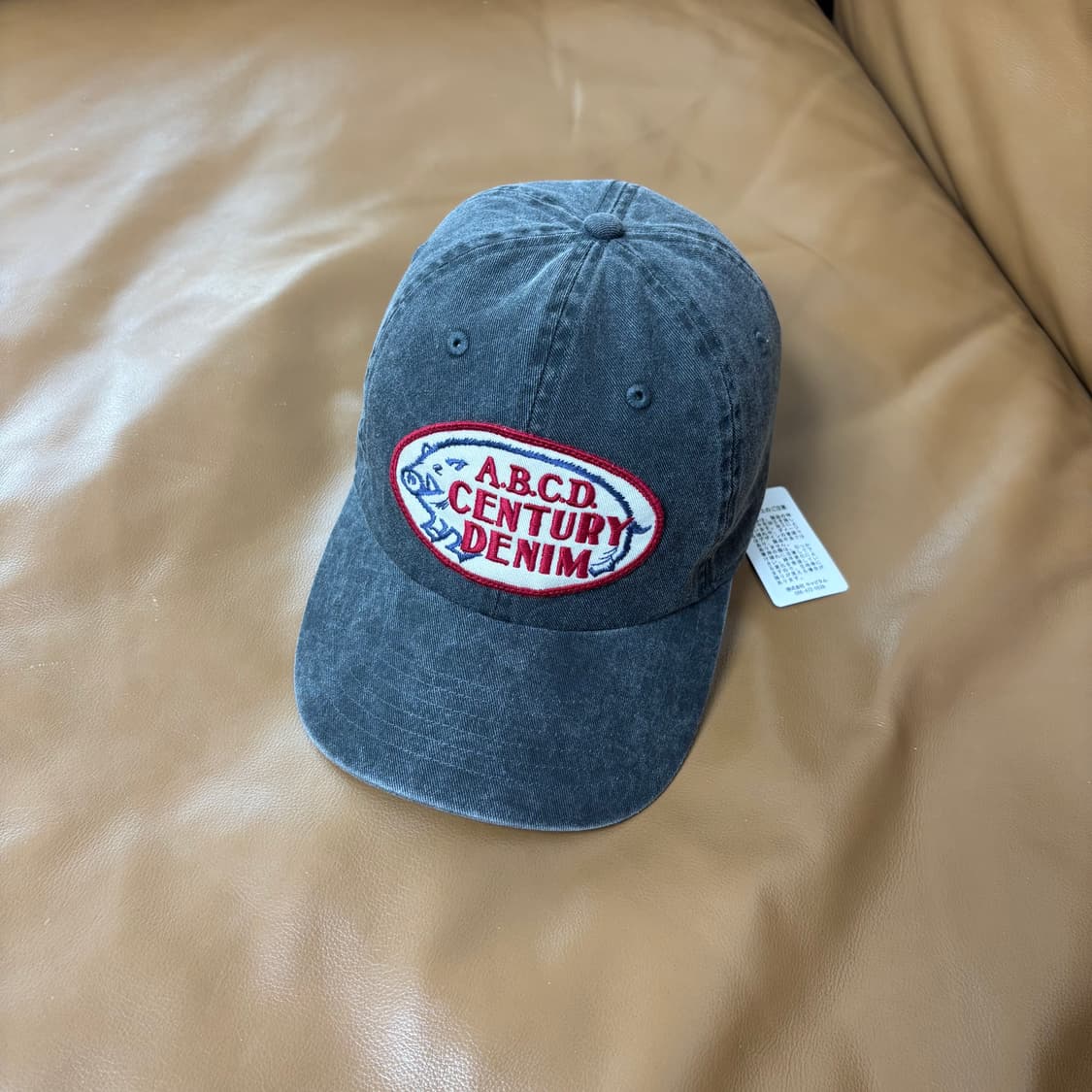 Kapital 캐피탈 오사카 한정 6패널 볼캡 모자 워시드 블랙 상품이미지1