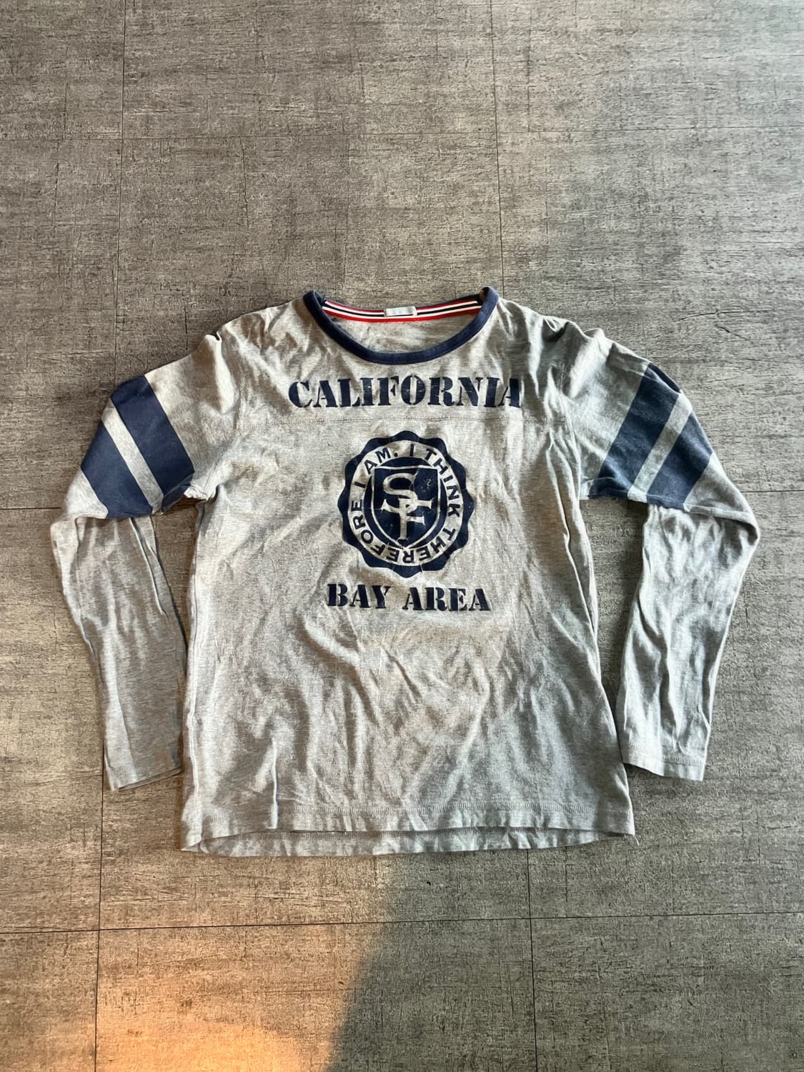 일본빈티지 California 올드스쿨아메카지 라운딩롱슬리브 긴팔티셔츠 상품이미지1