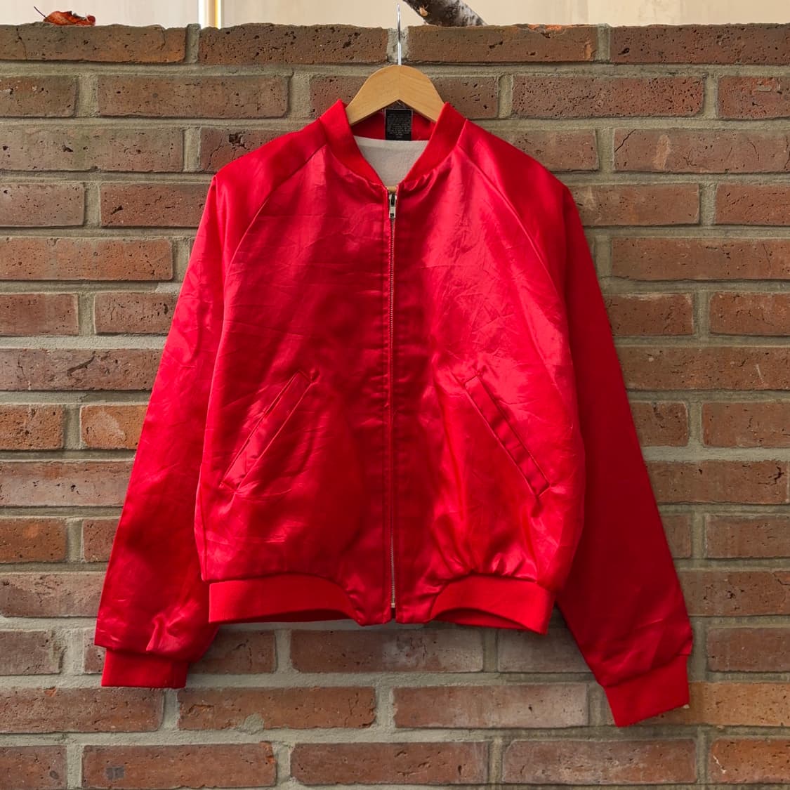 70~80s USA 아리스토 잭 Aristo Jac 새틴 봄버 자켓 상품이미지4