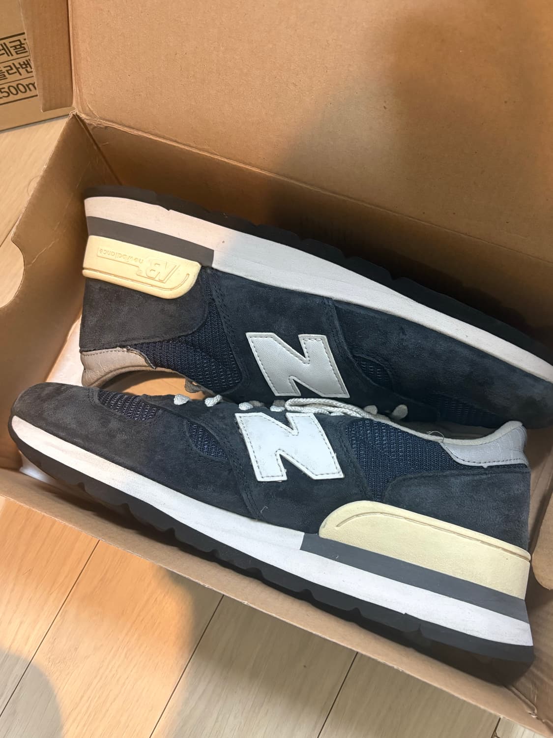 뉴발란스 990v1 메이드 인 USA 네이비 280 상품이미지1