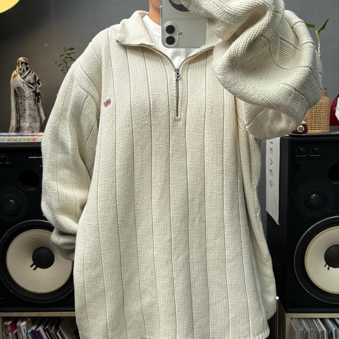 폴로진스 반집업니트 상품이미지1