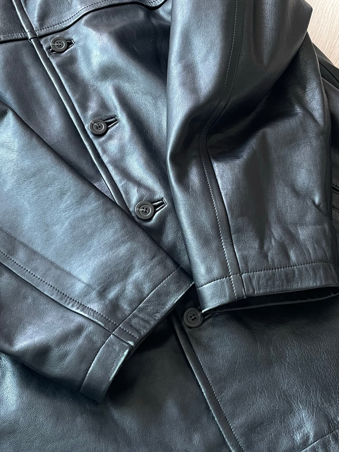 빈티지 제이크루 레더 카코트 상품이미지5