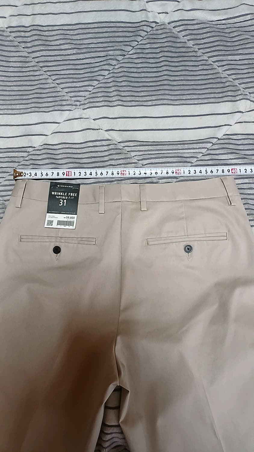 지오다노 미사용 면바지 31인치 기장101 상품이미지7